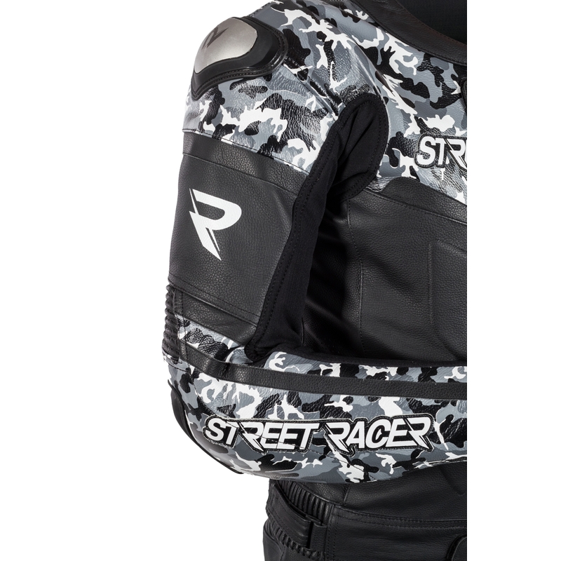 Geacă pentru bărbați Street Racer Pattern Negru-Gri  stoc lichidare