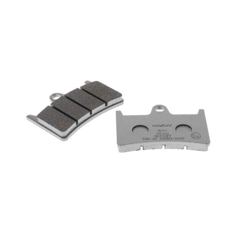 Plăcuțe de frână NISSIN semi-metalice 69.8x50.7x8.5 mm 2 buc