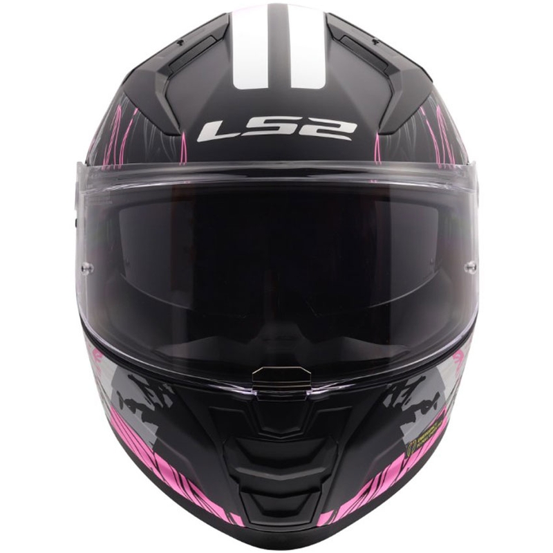 Cască integrală pentru motocicletă LS2 FF811 Vector II Darflo negru mat-roz