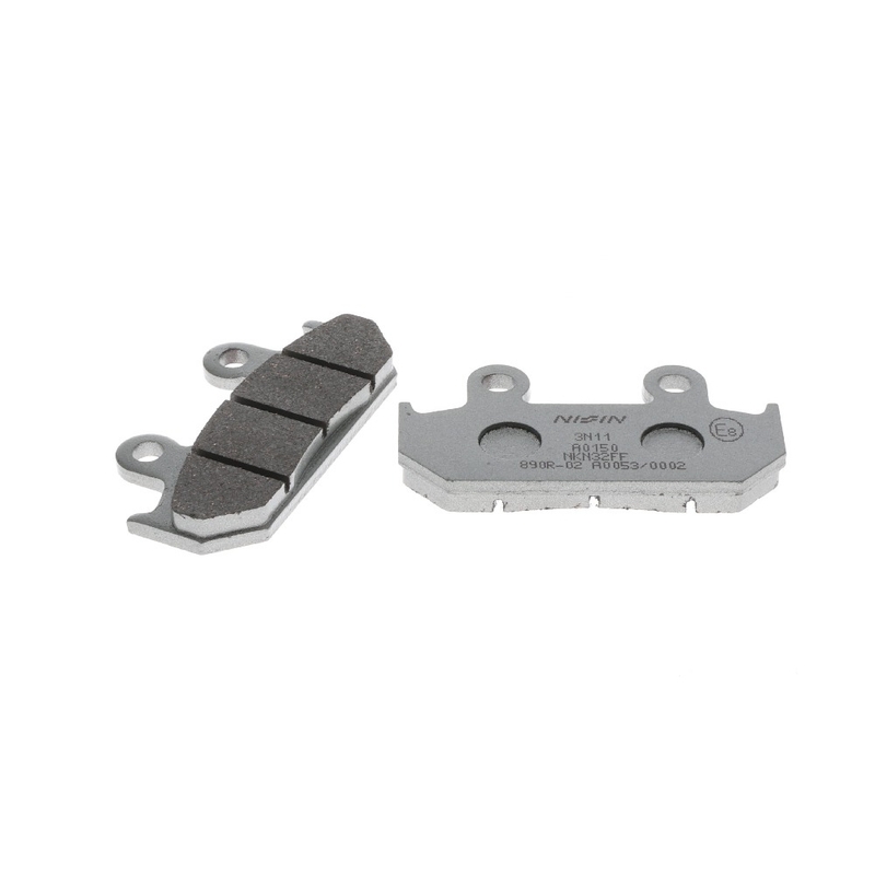 Plăcuțe de frână NISSIN semi-metalice 81x42x9 mm 2 buc