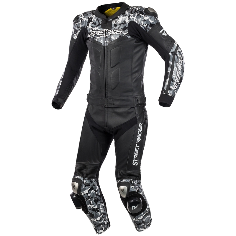 Pantaloni pentru bărbați Street Racer Pattern Negru și Gri  stoc lichidare