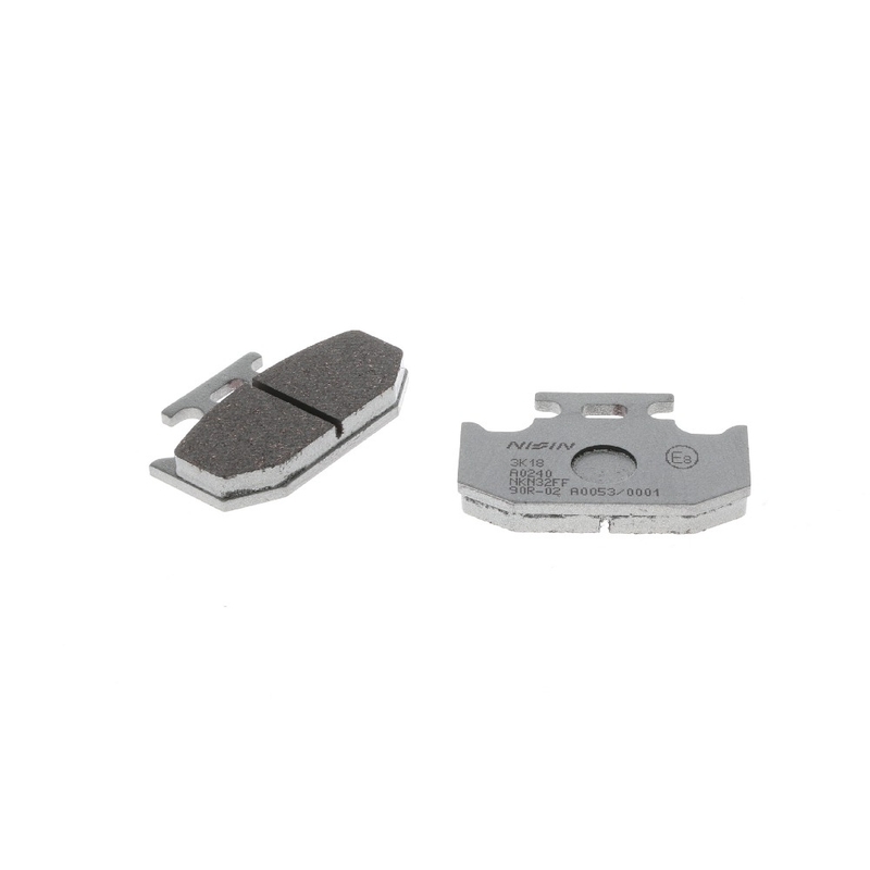 Plăcuțe de frână NISSIN semi-metalice 62x40.6x8.7 mm 2 buc