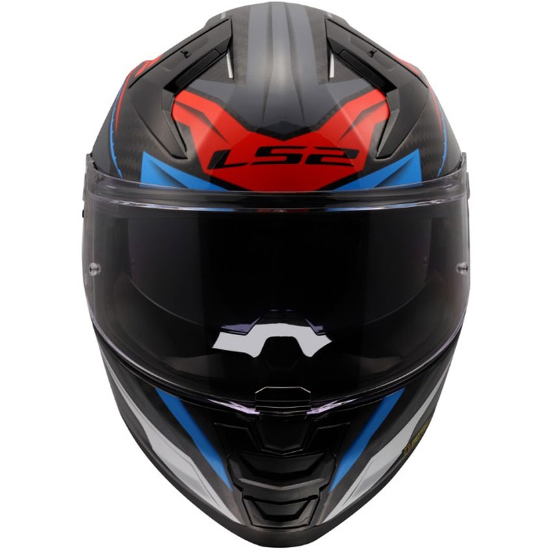 Cască integrală pentru motocicletă LS2 FF811 Vector II C Savage alb-albastru-roșu