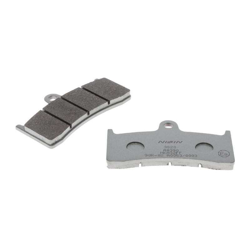 Plăcuțe de frână NISSIN semi-metalice 91.9x51.5x8 mm 2 buc