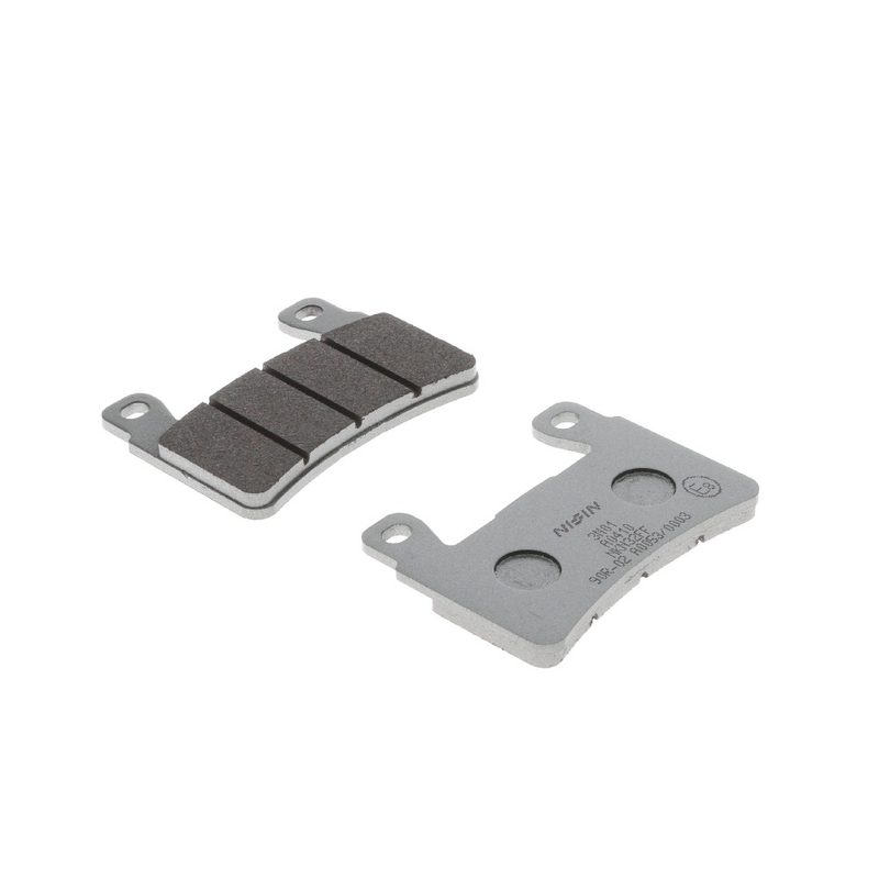 Plăcuțe de frână NISSIN semi-metalice 74.7x55.2x7.2 mm 2 buc