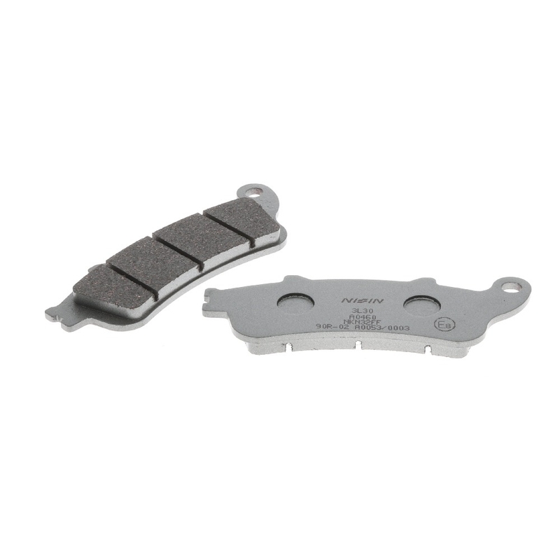 Plăcuțe de frână NISSIN semi-metalice 115x40.2x8.5 mm 2 buc