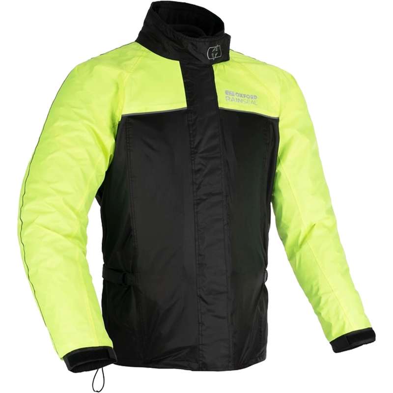 Jachetă de ploaie Oxford Rain Seal 22 negru-galben-fluo