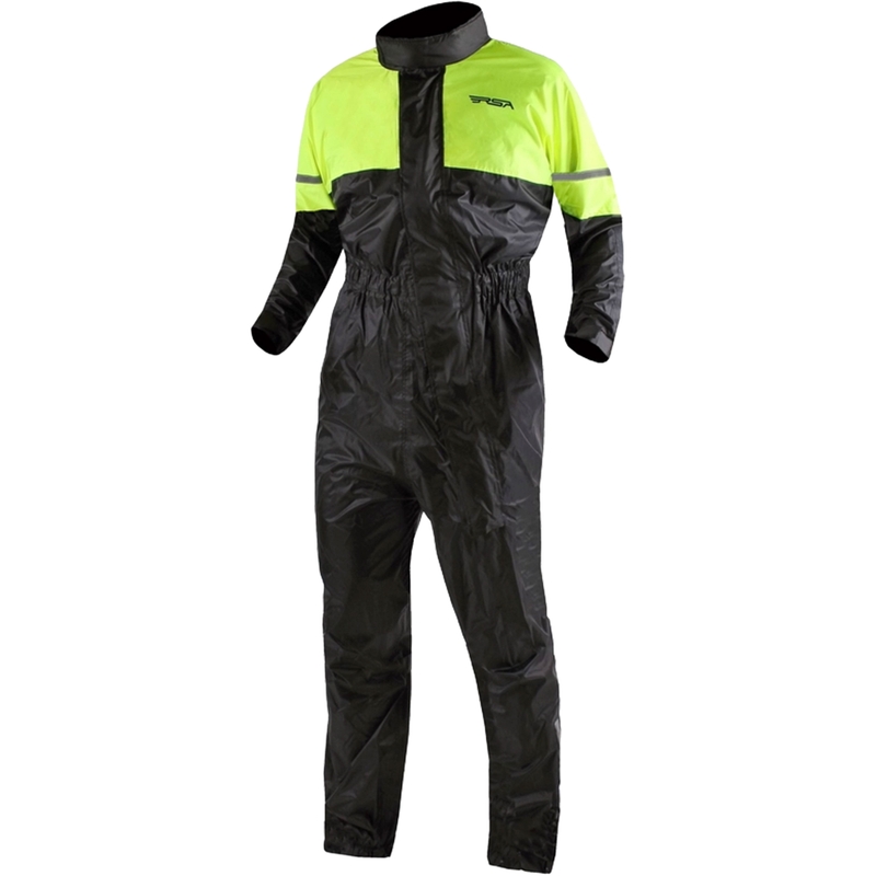 Combinezon impermeabil RSA negru-galben fluorescent
