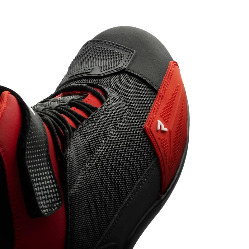 Ghete motociclete Rebelhorn Swift negru-roșu