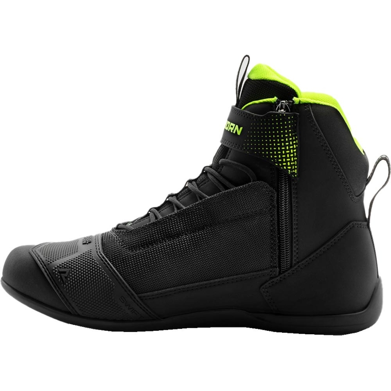 Ghete motociclete Rebelhorn Swift negru-galben fluo