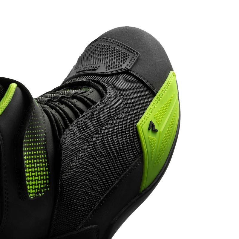 Ghete motociclete Rebelhorn Swift negru-galben fluo