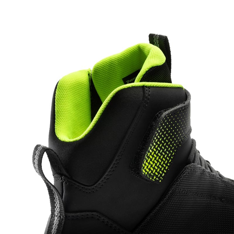 Ghete motociclete Rebelhorn Swift negru-galben fluo