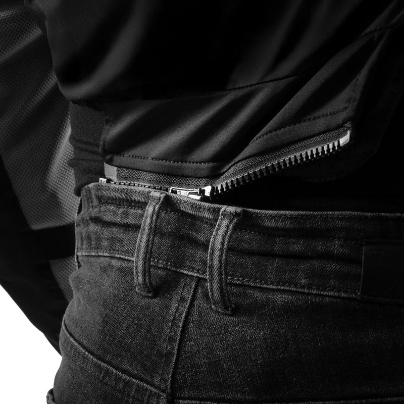 Blugi Rebelhorn Classic Monolayer Biker, negri spălați