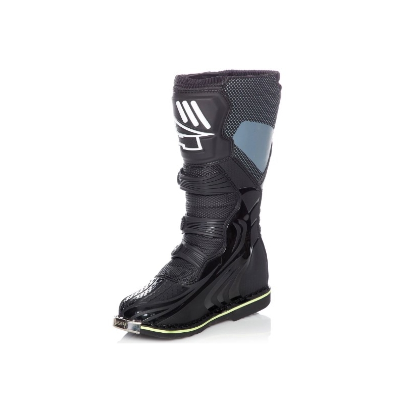 Moto pantofi AXO Drone Enduro negru-fluo galben lichidare