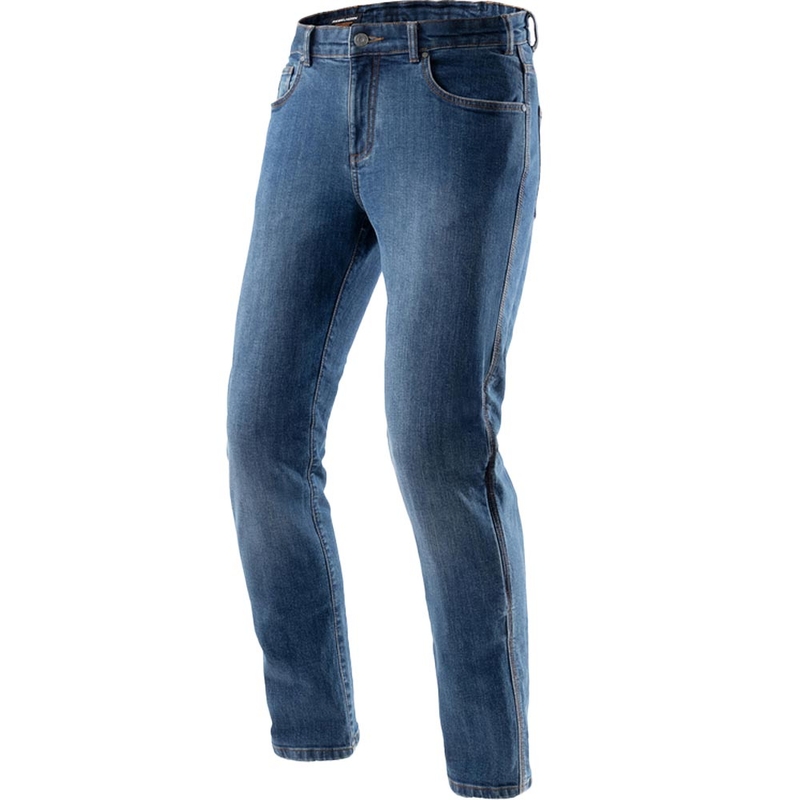 Blugi Rebelhorn Classic Monolayer Biker, albastru spălat