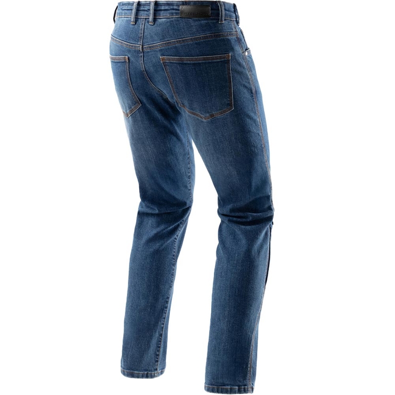 Blugi Rebelhorn Classic Monolayer Biker, albastru spălat