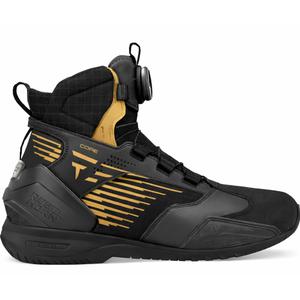 Ghete motociclete Rebelhorn Core negru-auriu