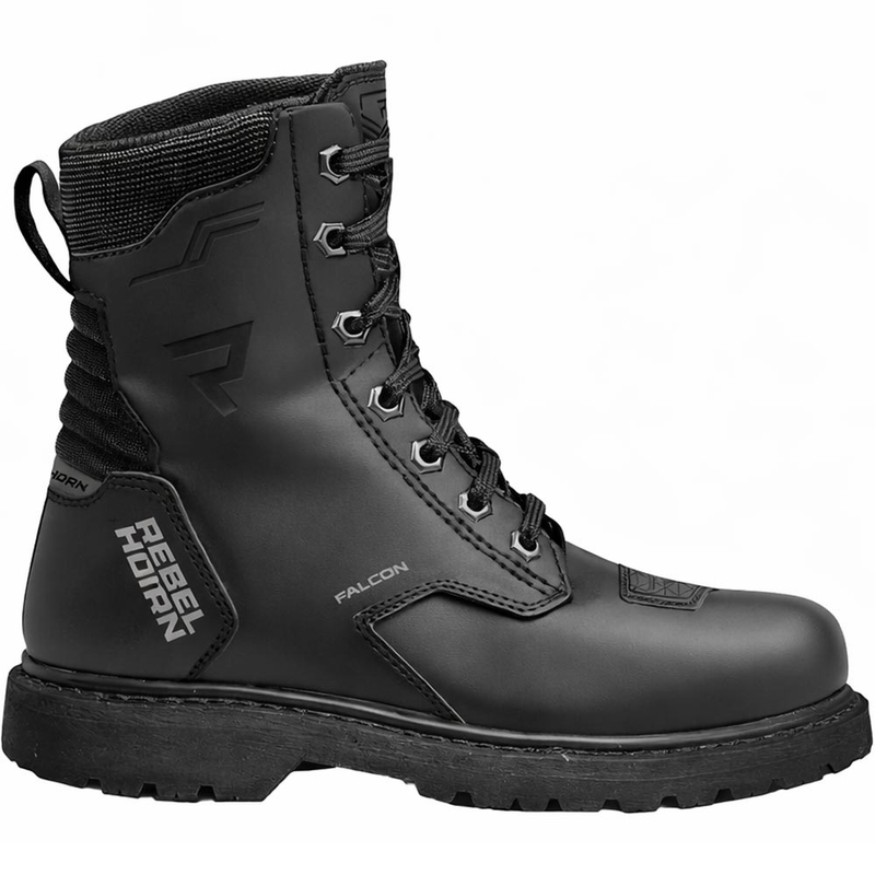 Ghete motociclete Rebelhorn Falcon negre