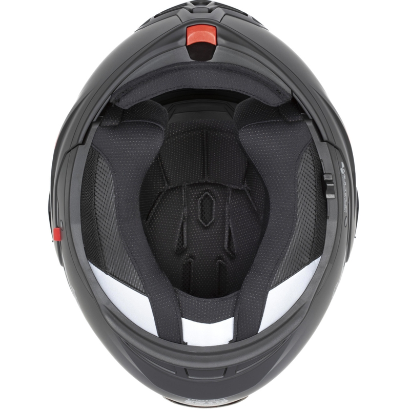 Cască de motocicletă Cassida MultiFlip Korp flip-up negru mat-gri închis-gri