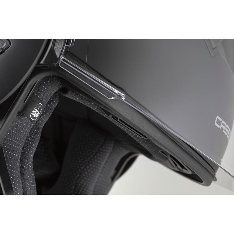 Cască de motocicletă Cassida MultiFlip Solid Blackout, flip-up, negru mat-negru