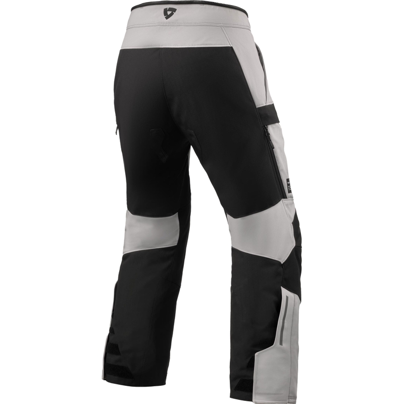 Pantaloni de motocicletă Revit Offtrack 3 H2O argintiu-negru