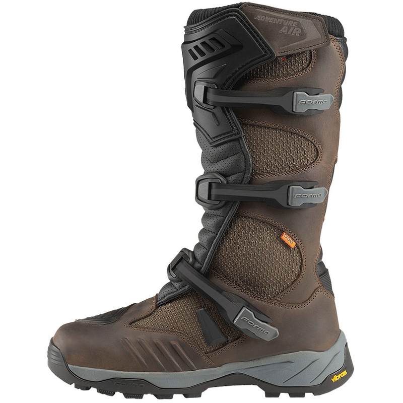 Ghete moto Forma Adventure Air Dry maro