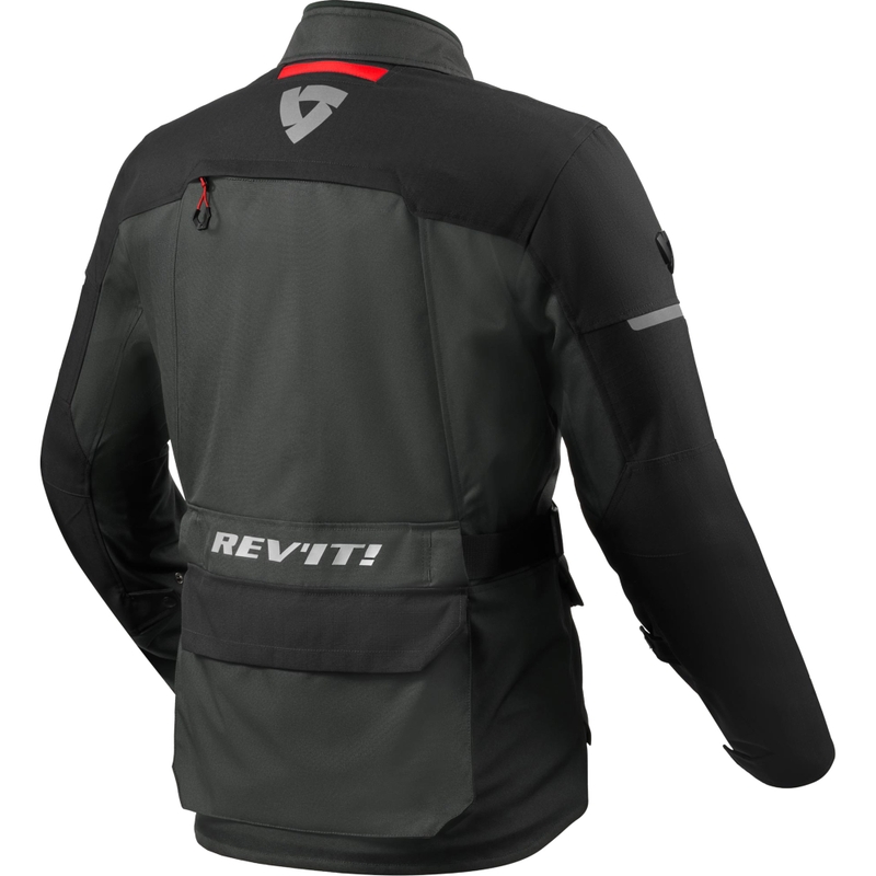 Geacă de motocicletă Revit Outback 5 H2O antracit-negru