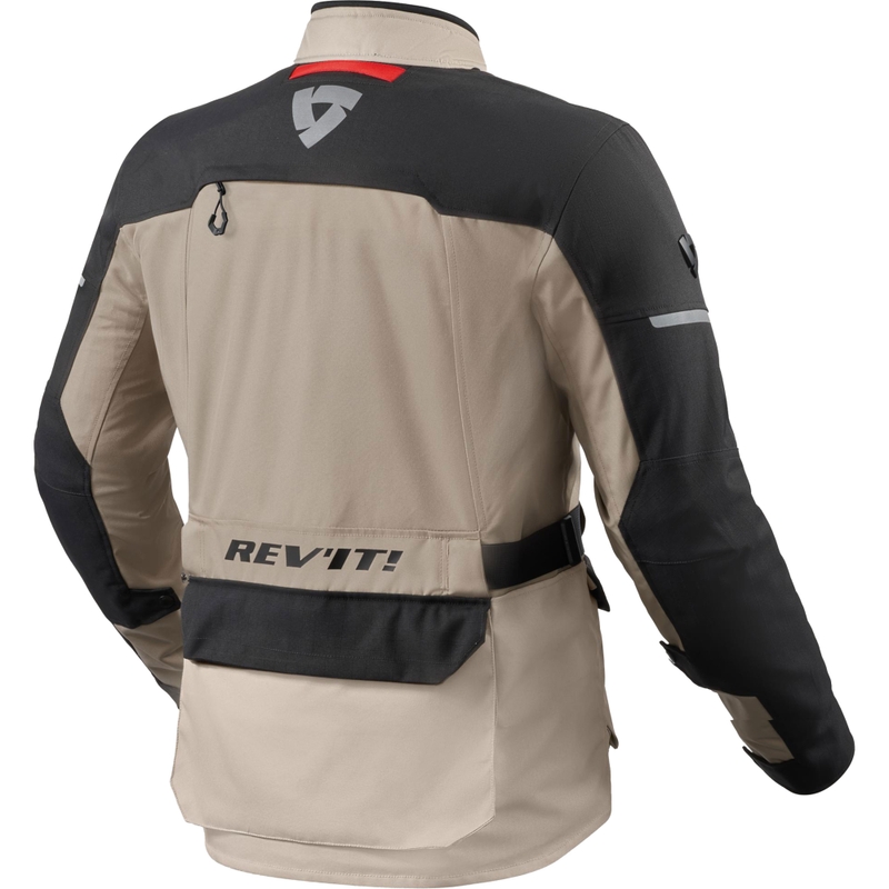 Geacă de motocicletă Revit Outback 5 H2O negru-nisipiu