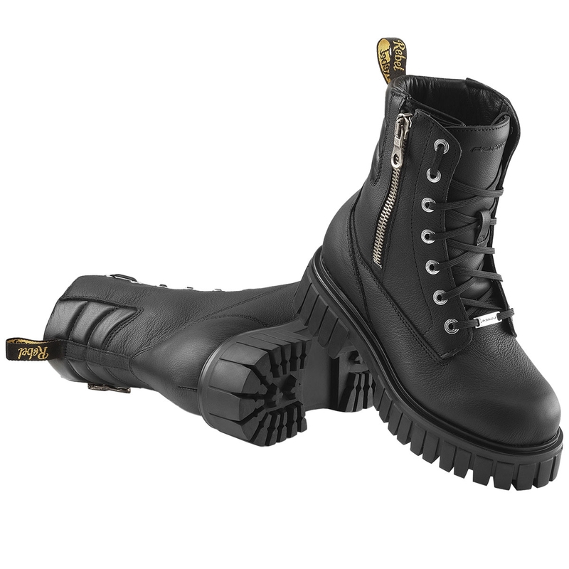 Ghete de motocicletă pentru femei Forma Rebel Dry negre