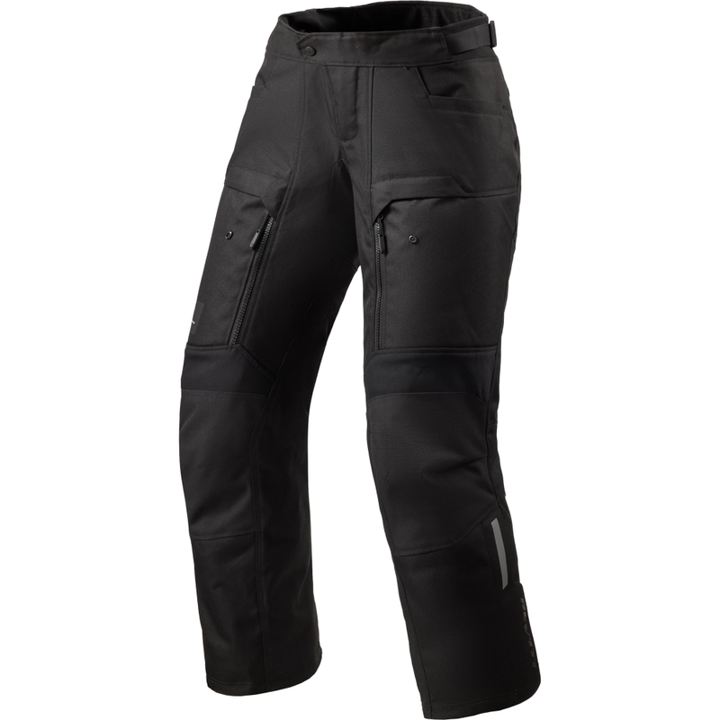 Pantaloni de motocicletă cropped pentru femei Revit Outback 5 H2O, negri