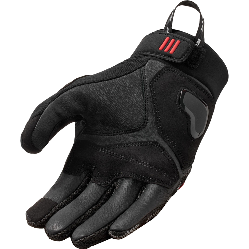 Mănuși de motocicletă Revit Hyperspeed 3 Negre-Roșu Fluo
