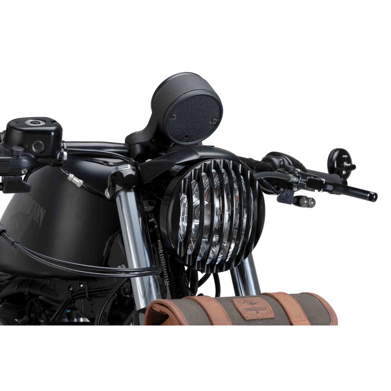 Headlight protector CUSTOMACCES MAX argintiu