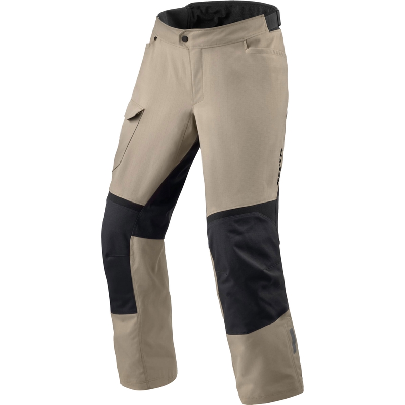 Pantaloni scurți de motocicletă Revit Convergent H2O, culoare nisip-negru
