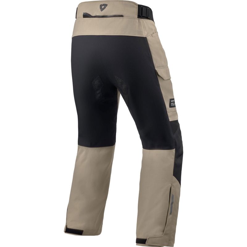 Pantaloni scurți de motocicletă Revit Convergent H2O, culoare nisip-negru