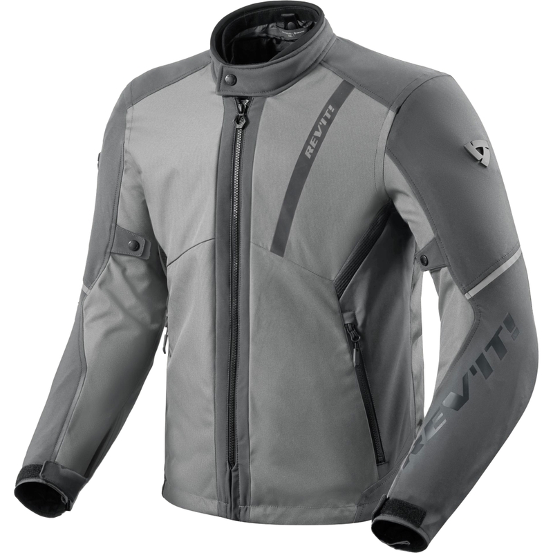 Geacă de motocicletă Revit Venator H2O gri-gri deschis
