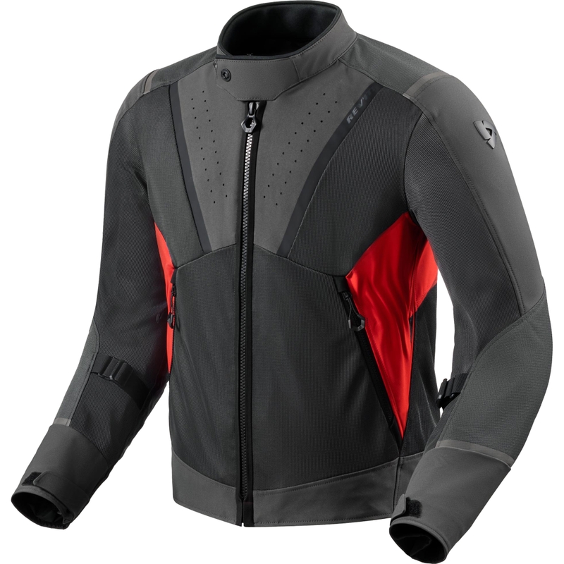 Geacă de motocicletă Revit Airwave 4 negru-roșu