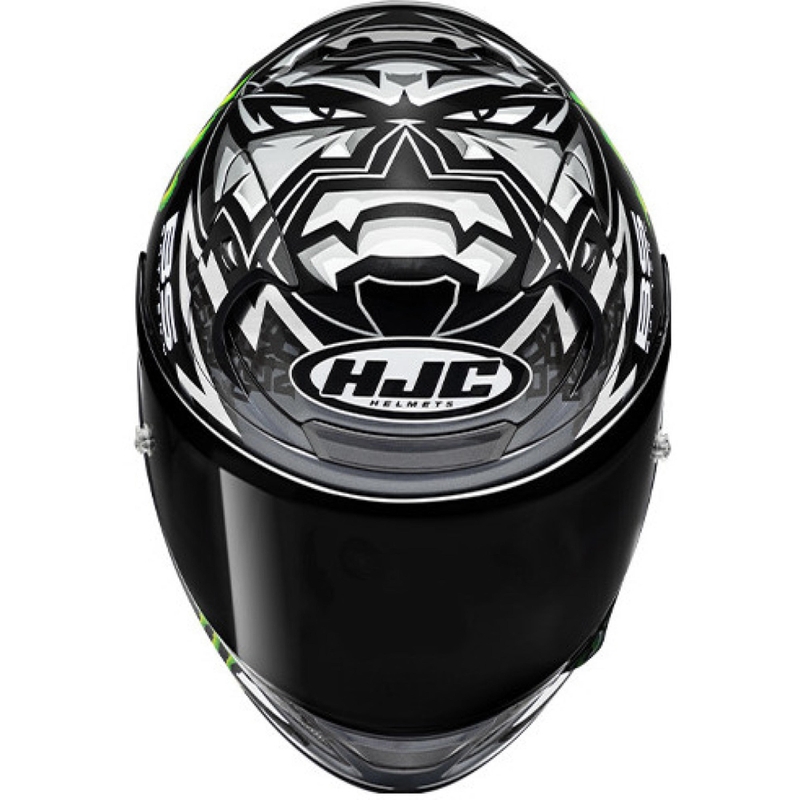 Cască integrală HJC RPHA 12 Quartararo Replica BL MC5 Neagră