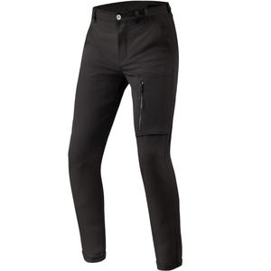 Pantaloni motocicletă Revit Chino Terry Skinny negri