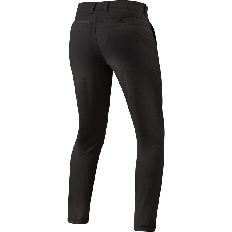 Pantaloni motocicletă Revit Chino Terry Skinny negri