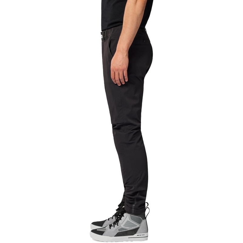 Pantaloni motocicletă Revit Chino Terry Skinny negri