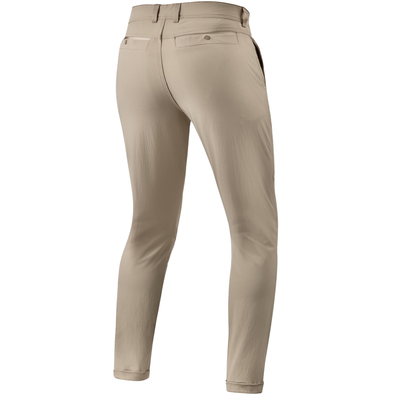 Pantaloni motocicletă Revit Chino Terry Skinny Extra Cropped, nisip