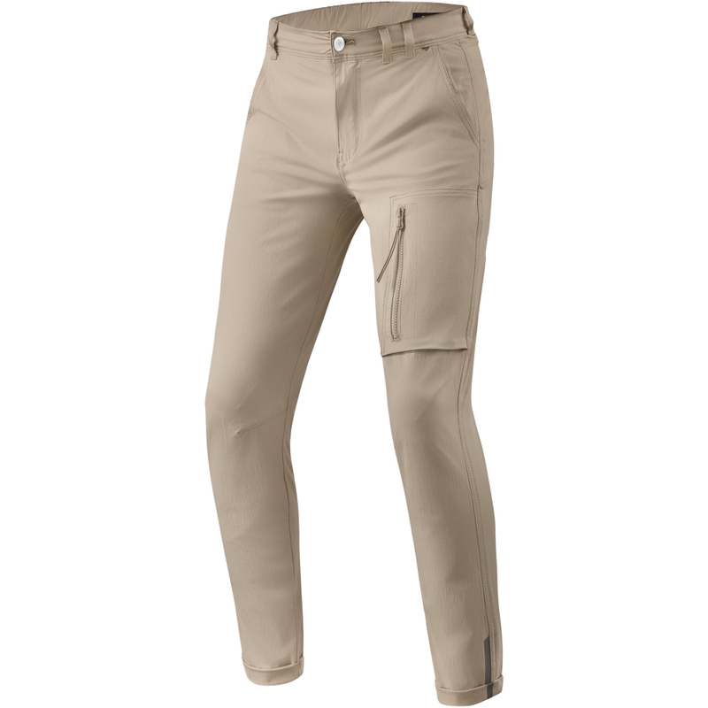 Pantaloni motocicletă Revit Chino Terry Skinny Short, nisip