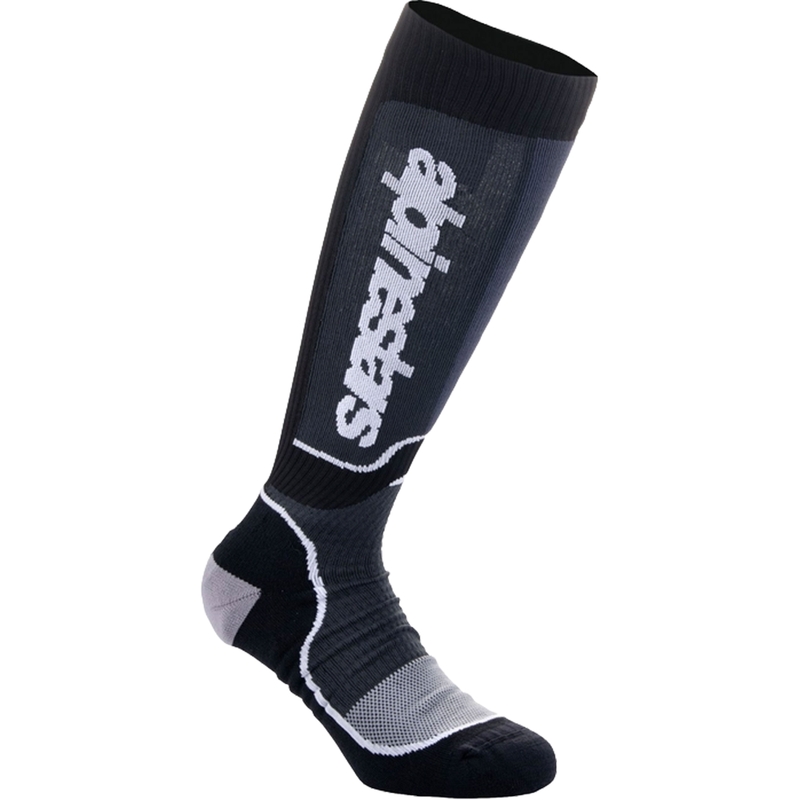 Șosete Alpinestars MX Plus pentru copii Negru-Alb