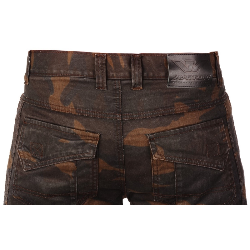 Ayrton Camino blugi maro camuflați pentru motociclete Ayrton Camino lichidare