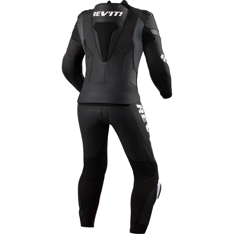 Costum de motocicletă din două piese Revit Argon 3 negru-alb