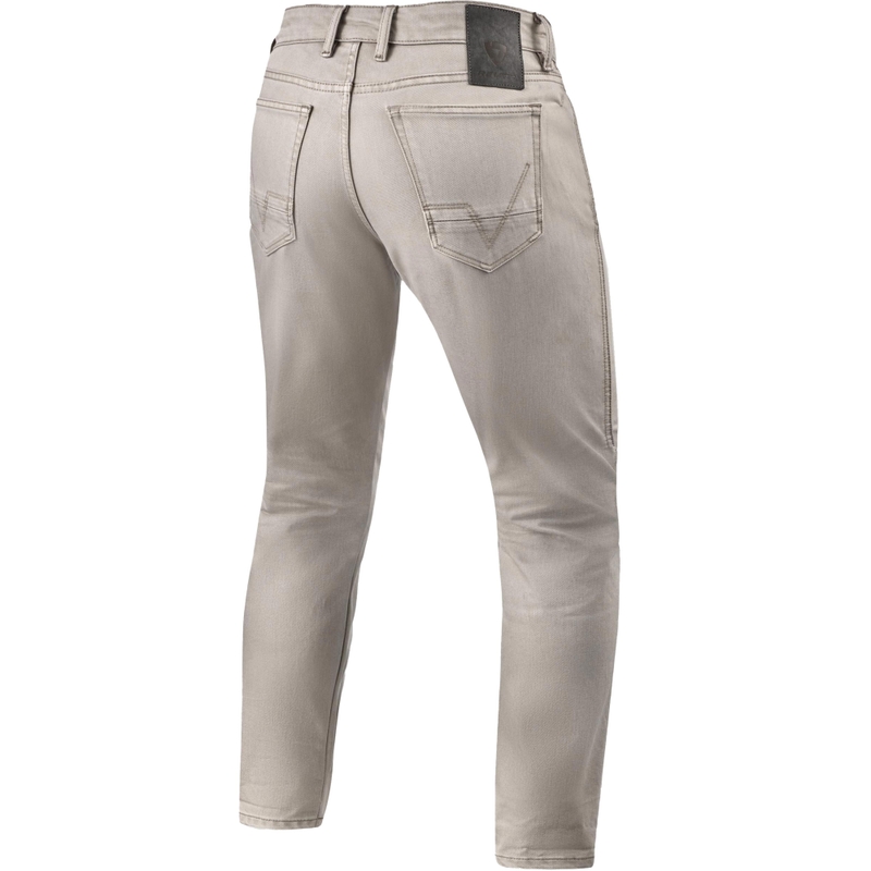 Blugi motocicletă Revit Jamison Slim Extra Cropped Sand