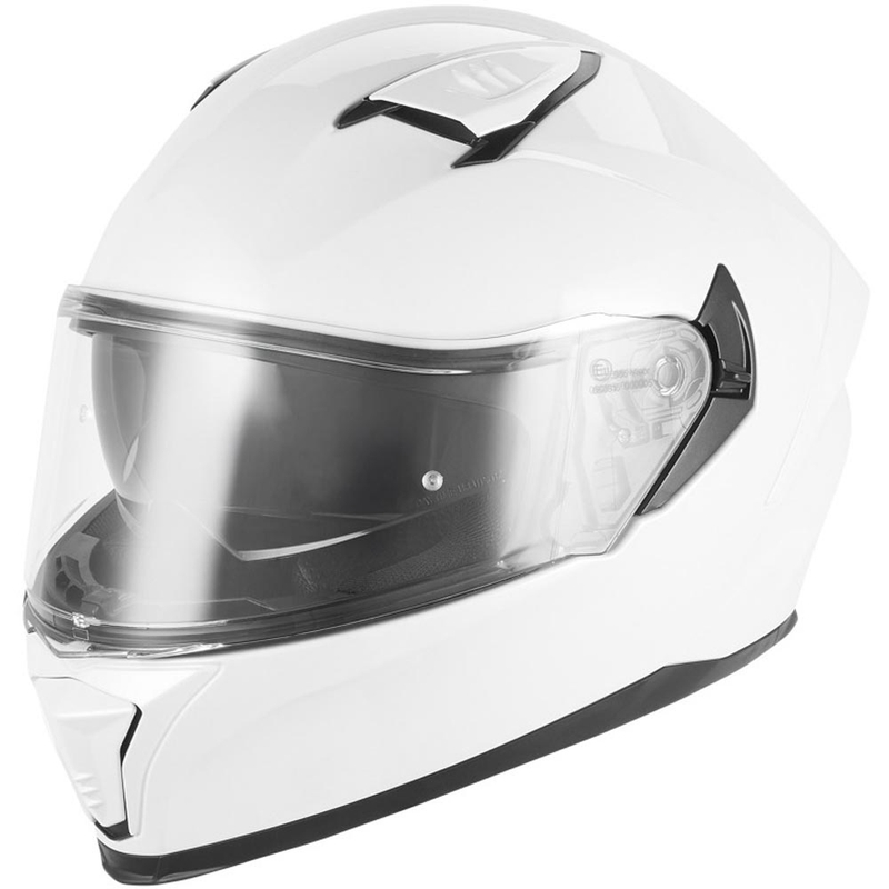 Cască integrală pentru motocicletă NOX N402 albă