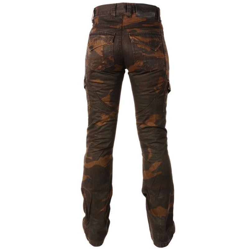 Blugi pentru femei Ayrton Camino maro camuflaj maro lichidare