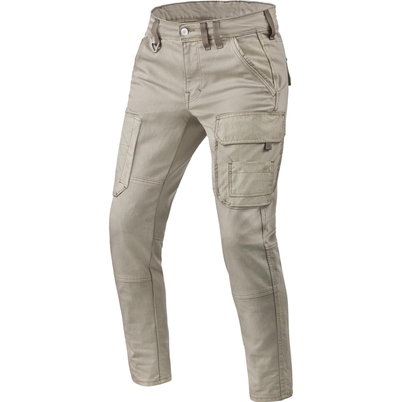 Blugi motocicletă Revit Cargo Brant Slim Extra Cropped, culoare nisip