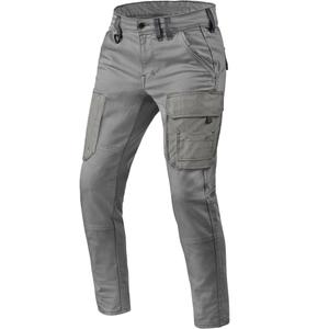 Blugi motocicletă Revit Cargo Brant Slim Extra Cropped gri